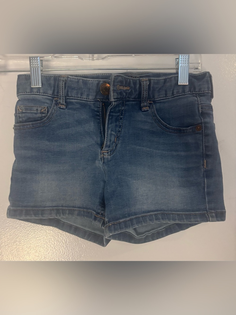 Justice Girls Dark Blue Denim Jean Shorts